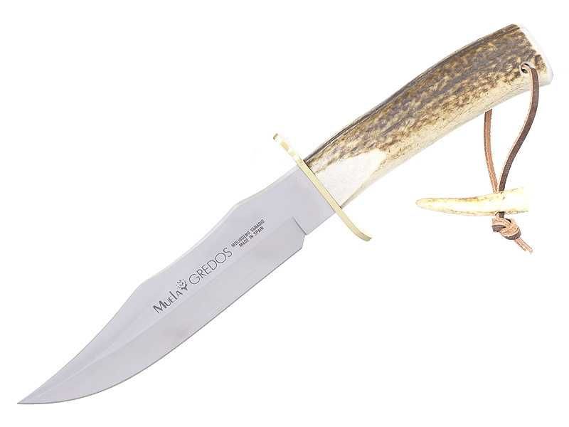 Ловен Нож GRED-17 Муела Испания Muela Ест. Кожа Еленов Рог Loven Noj