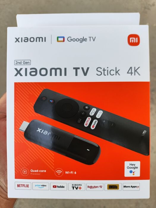 Mi TV Stick 4K 2-го поколения версия приставка продаётся с гарантией