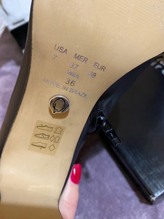 Боти кожа Donna Italiana 38. Чисто нови