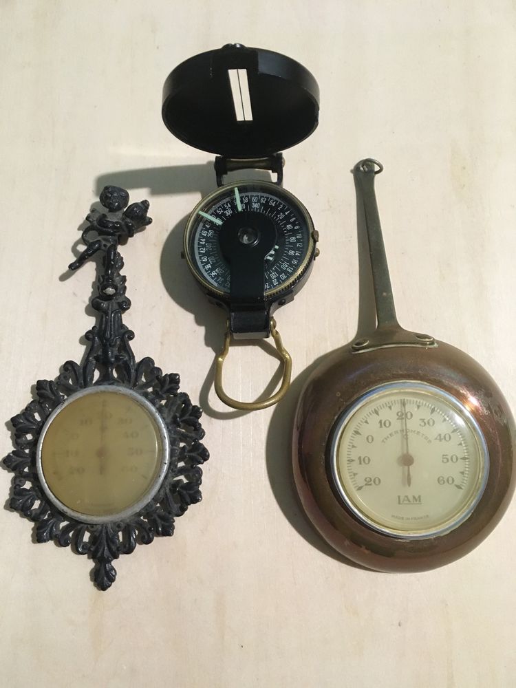 Termometre și busola de epoca