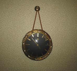 Немски стенен механичен часовник с гонгове