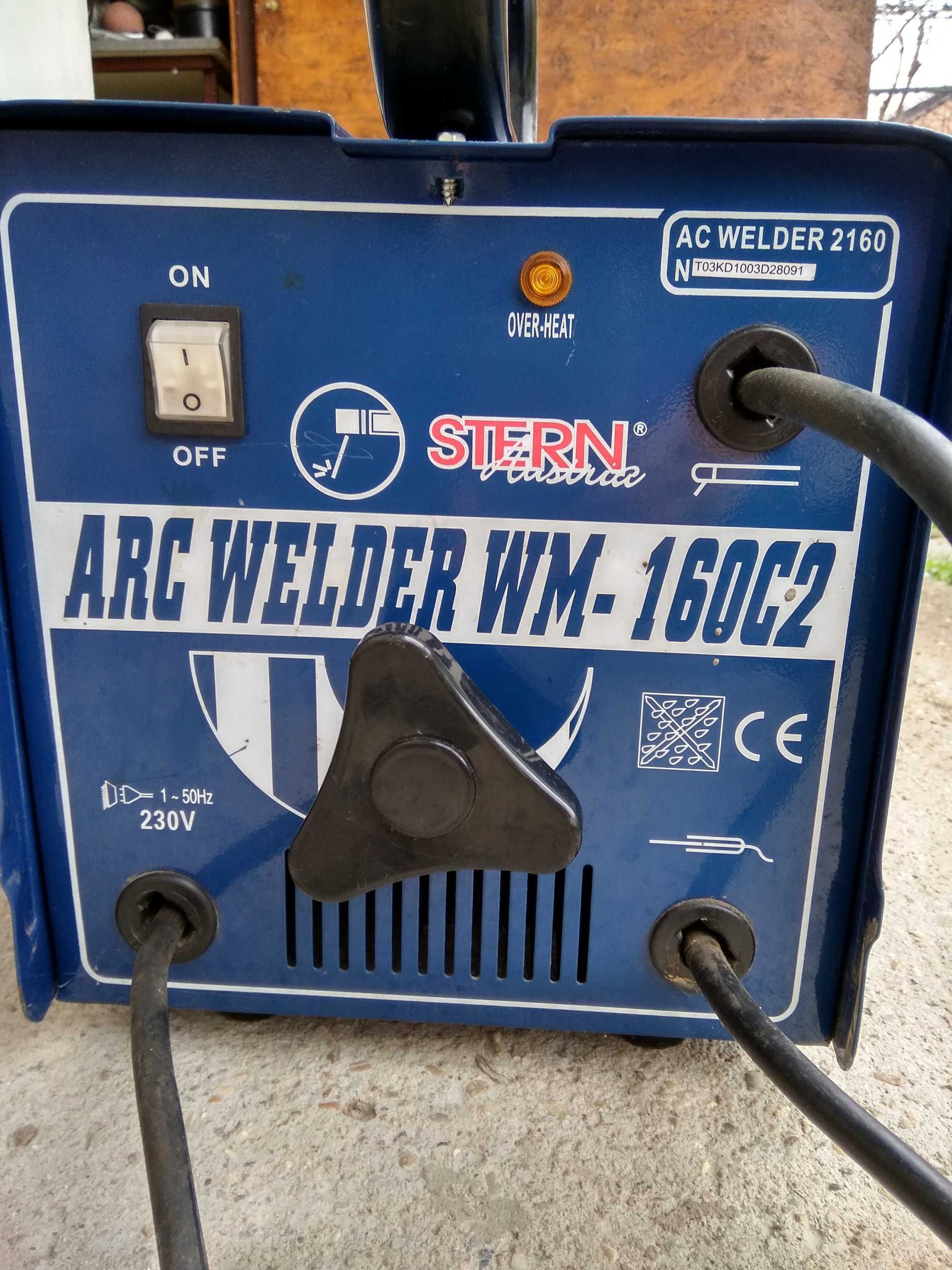 Transformator de sudura Stern Austria WM-160 C2 cu ventilator atasat
