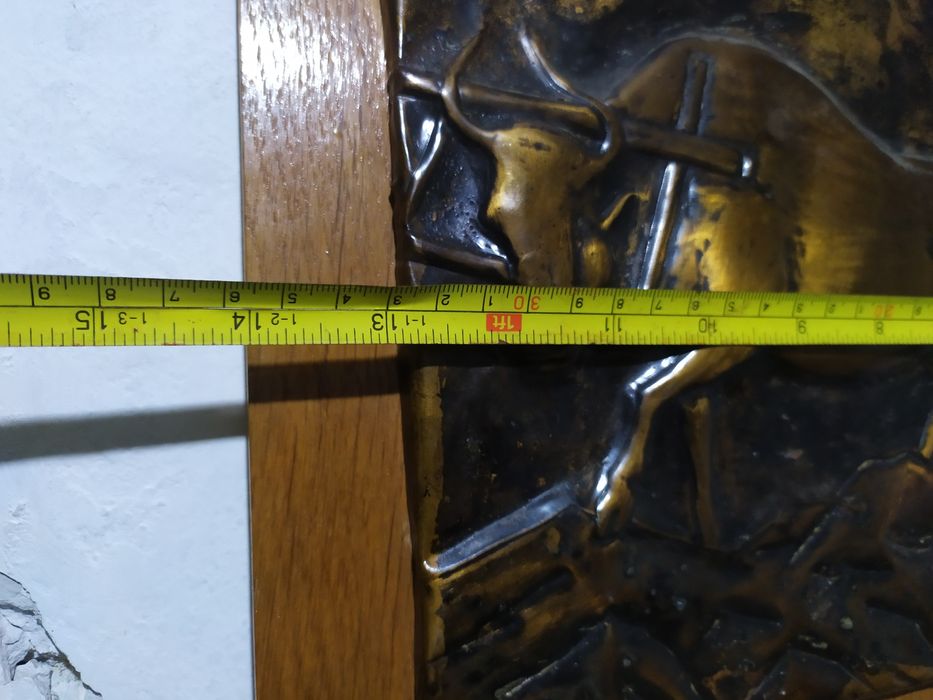 Старо медно пано/картина