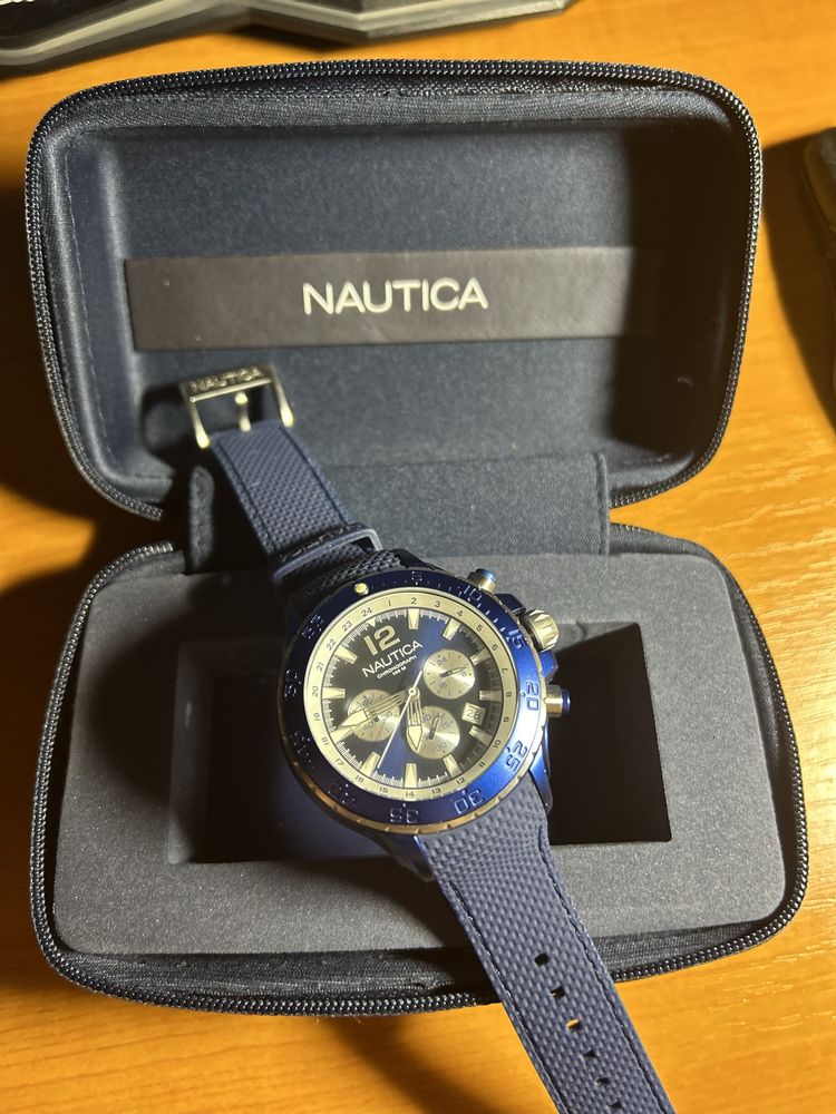 Ceas Nautica Chronograph BLUE