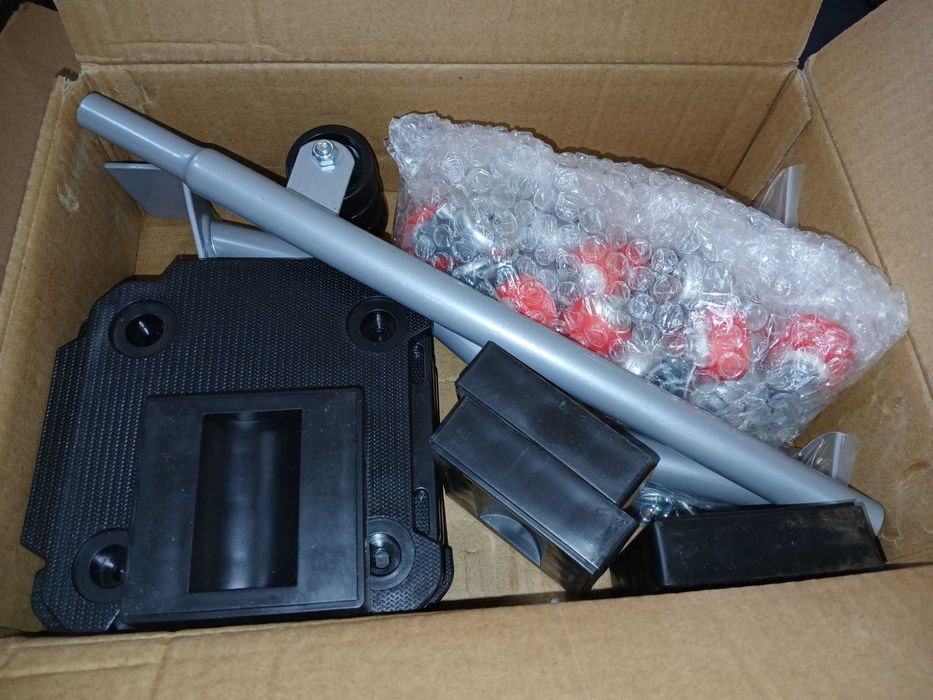 Set mutare mobila Ronlap, 300 kg, role + levier, negru