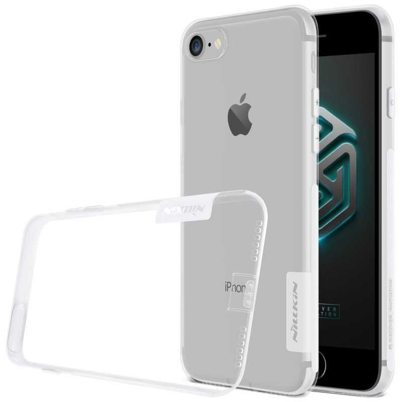 Set 2 huse iPhone 7 / 8, Nillkin Nature, transparent (noi)