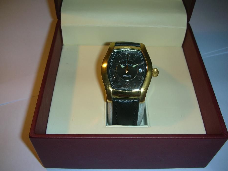 Продавам оригинален швейцарски часовник Жан Руле, стомана.