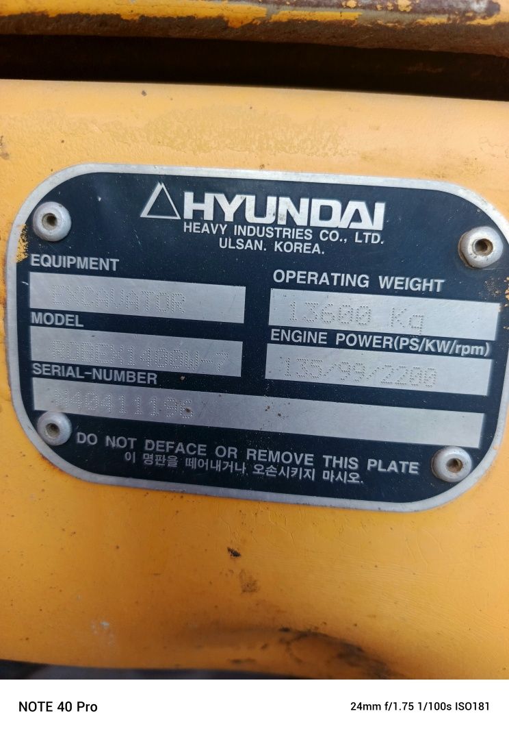 Hyundai 1400w-7 xolati yaxshi