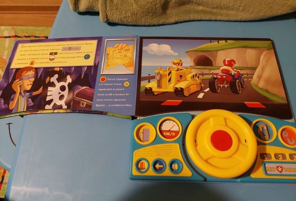 Carte Patrulă cățelușilor și comoara piraților - cu sunete