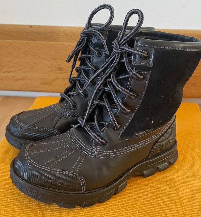 Cizme Ghete ECKO Unltd Piele Impermeabile Imblanite Copii 32 33