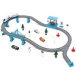 Circuit tren electric cu lumini si sunete,+3ani,accesorii,62piese,nou
