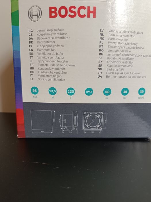 Вентилатор за баня Bosch