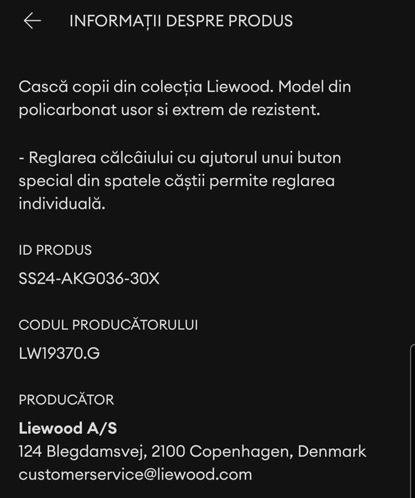 Casca reglabila bicicleta copii - noua, nefolosita