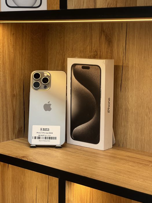 Айфон 15 про макс 256 гб 89% Есим идеал -/