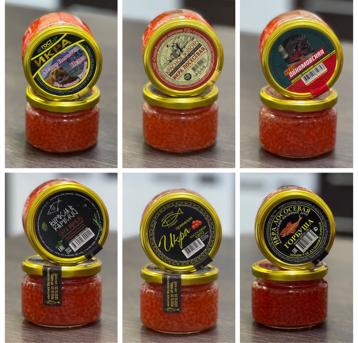 Продам икру оптом стекло, жб