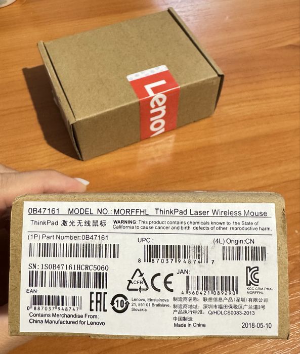 Мышка   Lenova ThinkPad