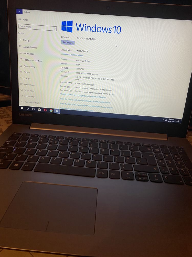 Laptop Lenevo Ideapad3