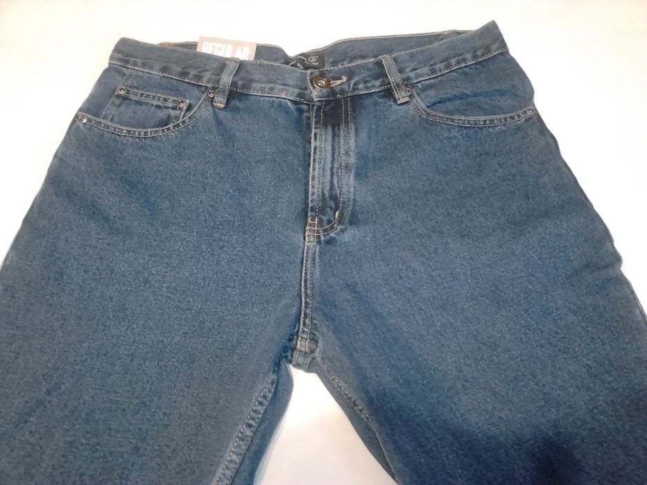 Pantaloni Blugi Regular DENIM Co Clasic, W 34 L 34,100% Cotton,IRELAND