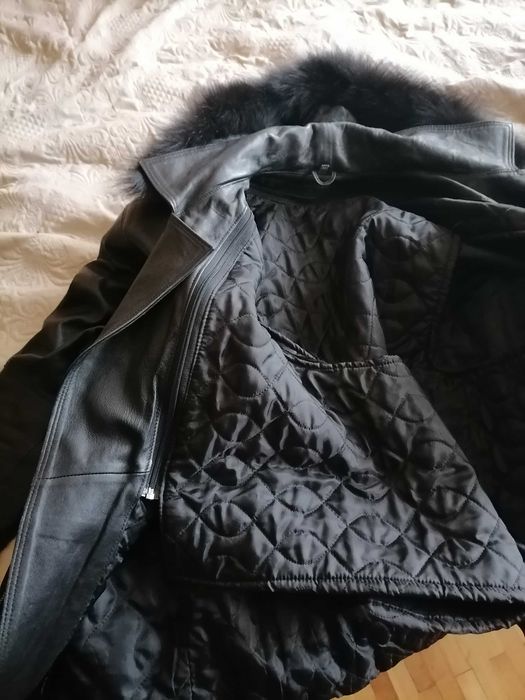 Дамско кожено яке хл