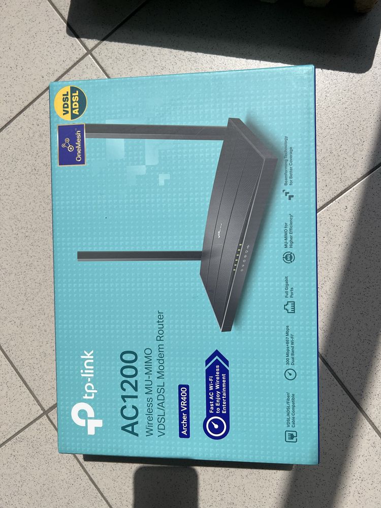 Роутер tp-link AC1200 Wirelles MU-MIMO VDSL/ADSL