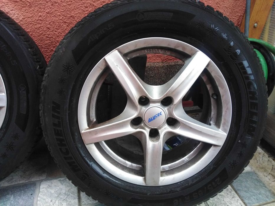 Jante cu anvelope de iarna Michelin Alpin 5