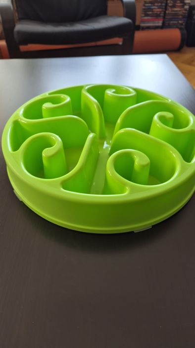 Купа за хранене на куче - slow bowl