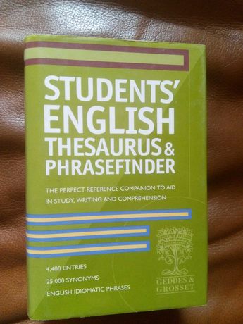 English thesaurus and phrasefinder