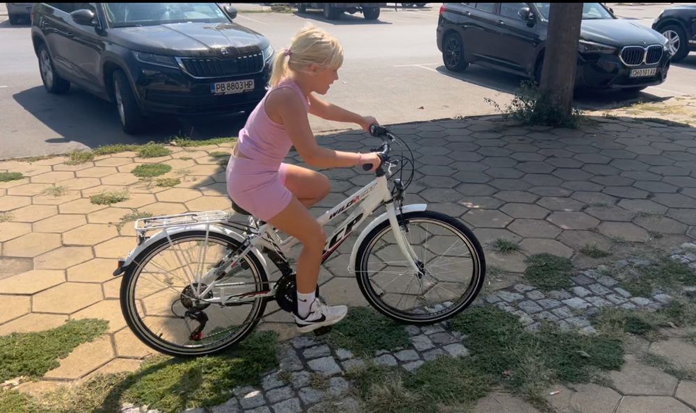 Детски велосипед KCP Wild Cat 24", бял