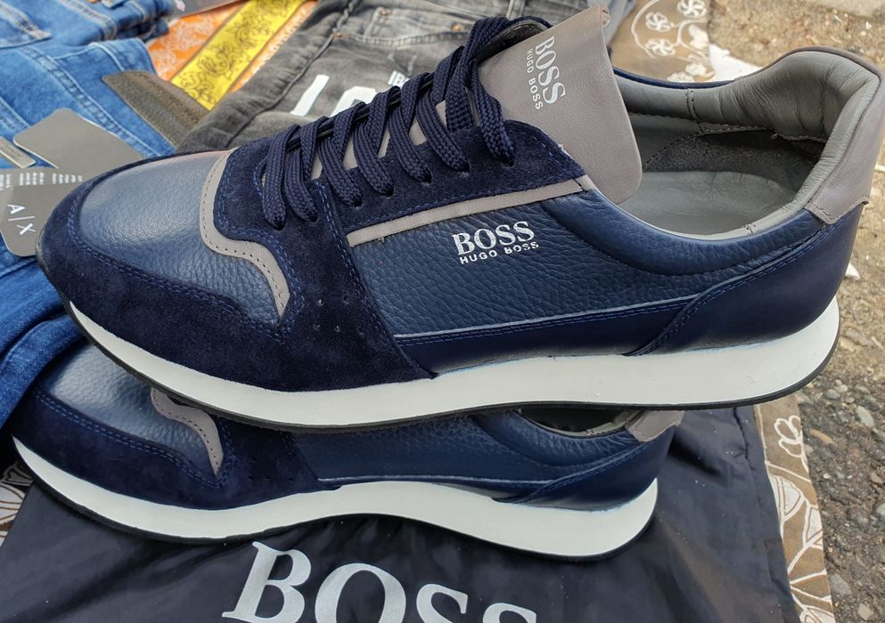 Pantofi HUGO BOSS, piele, 41, fix
