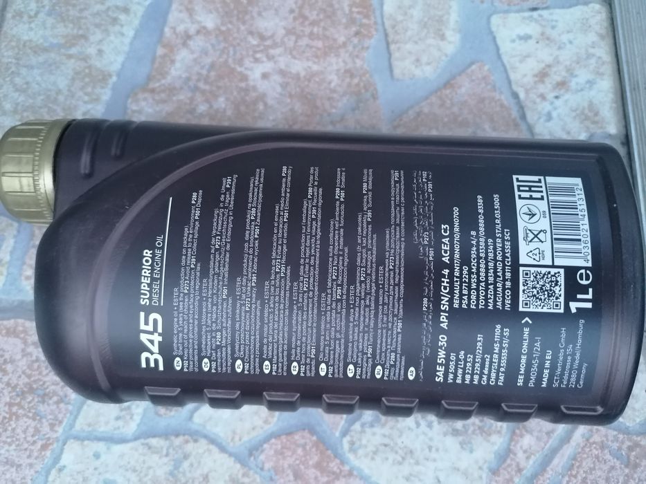 Vând Ulei Motor DIESEL (5 L)