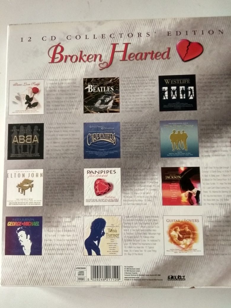 Colecție CD Broken Hearted 12buc.