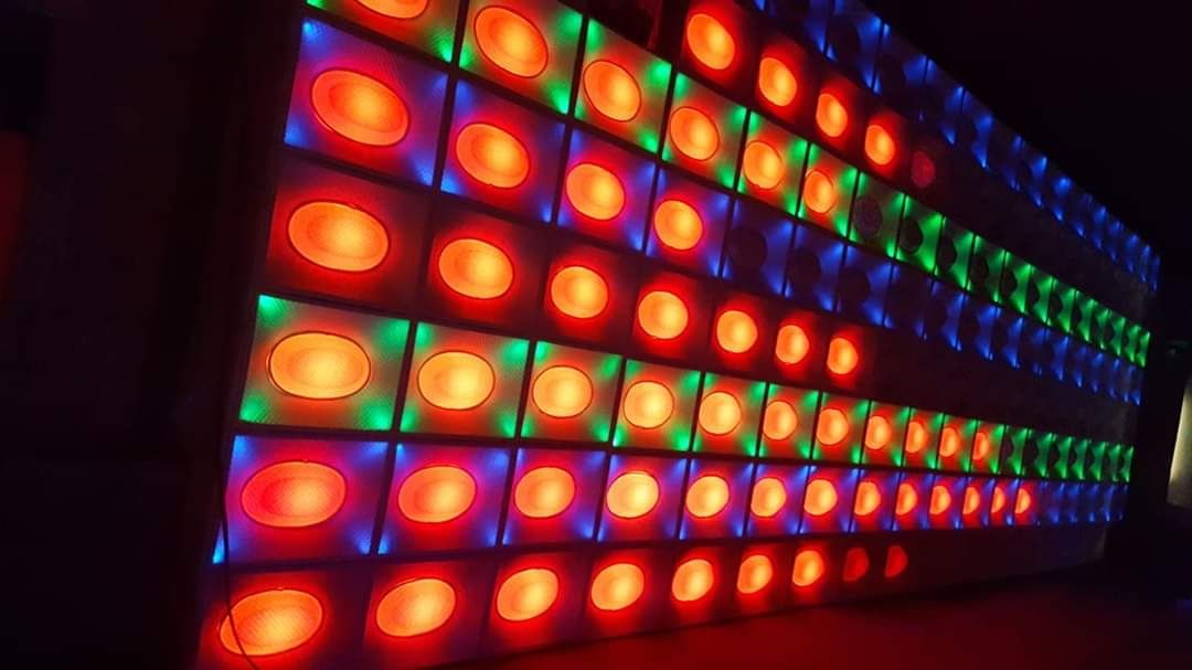 Club capele bar lumini cort drapaj sala evenimente led rgb decoratiuni