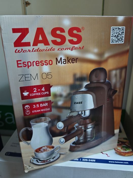 Espressor Manual Zass/cafea/nou