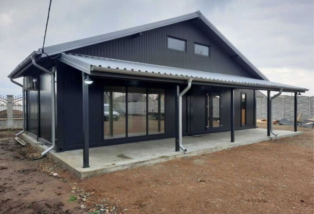 Construim case pe structura metalica la cheie