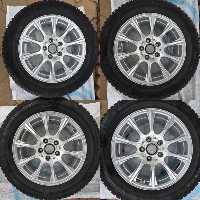 Jante aliaj Mercedes cu anvelope iarna Conti  205/60R16 6.5Jx16 ET38