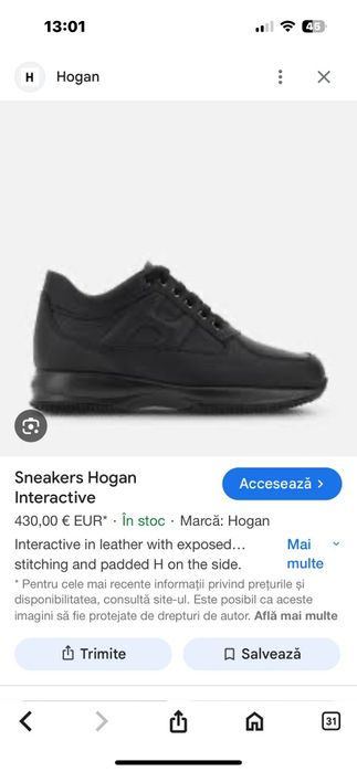 Pantofi Sneakers Hogan Interactive noi nr 40