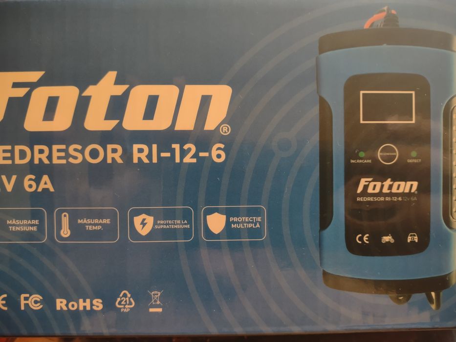 Vând redresor auto 12 v 6 A