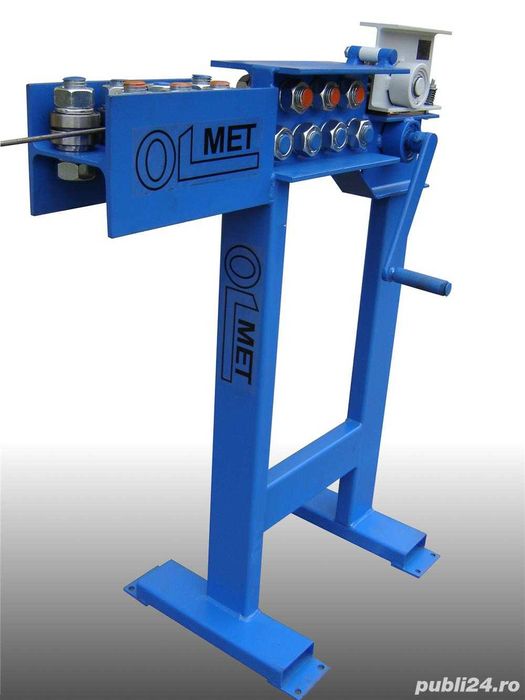 Maşină manuală de îndreptat sârmă Olmet 6-8mm cu 14 role PR 6-8/14