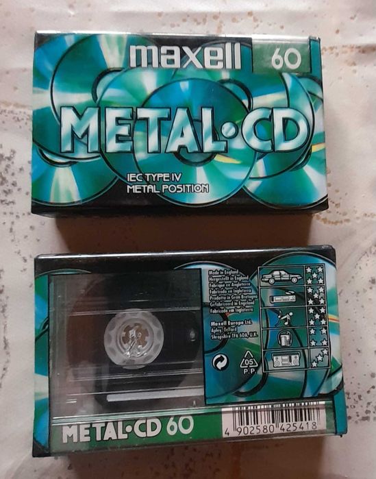 Нови Аудио касети MAXELL – 60 мин., позиция IV - METAL