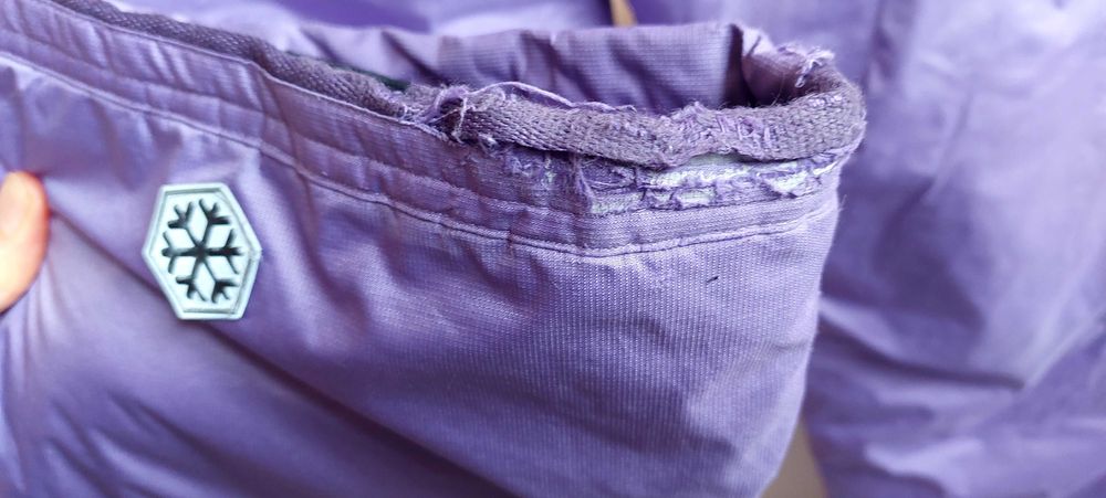 Pantaloni de ski mov fete marime 140