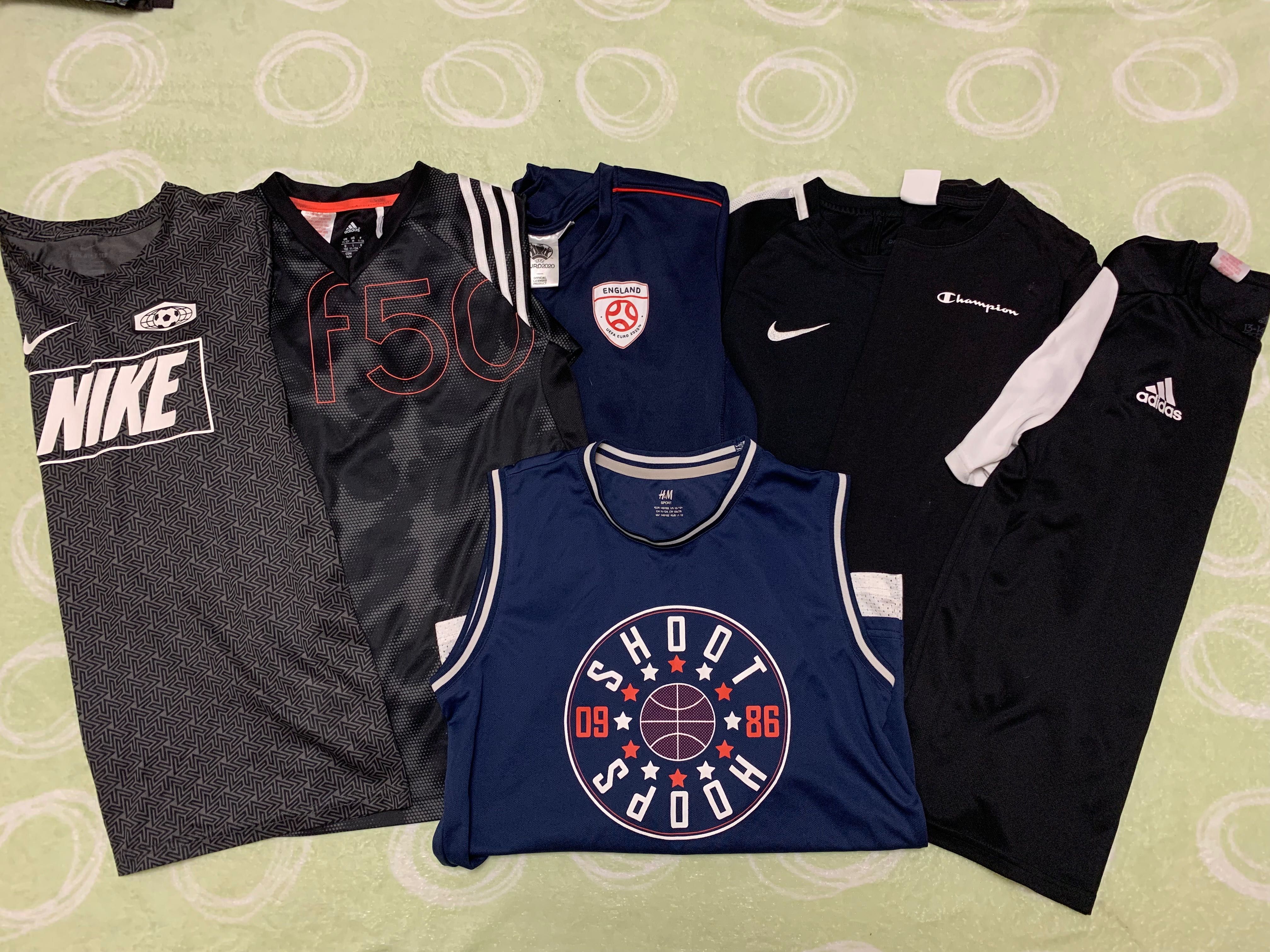 Тениски Nike, Diadora, Adidas, Champion  за 10-12год.