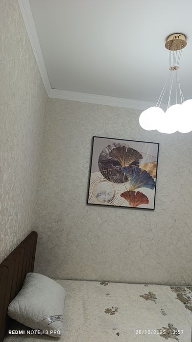 Своя квартира 2 комнатная Чилонзор 19 2в3/2/5 Евро ремонт Зеркалка