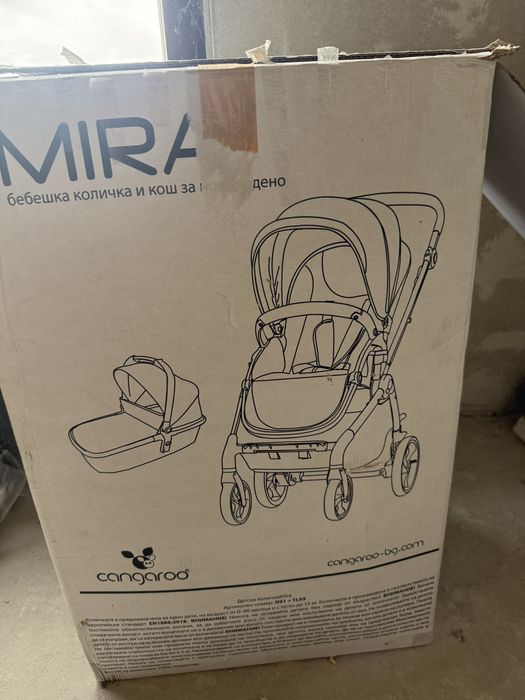 Бебешка количка Cangaroo Mira 3 в 1