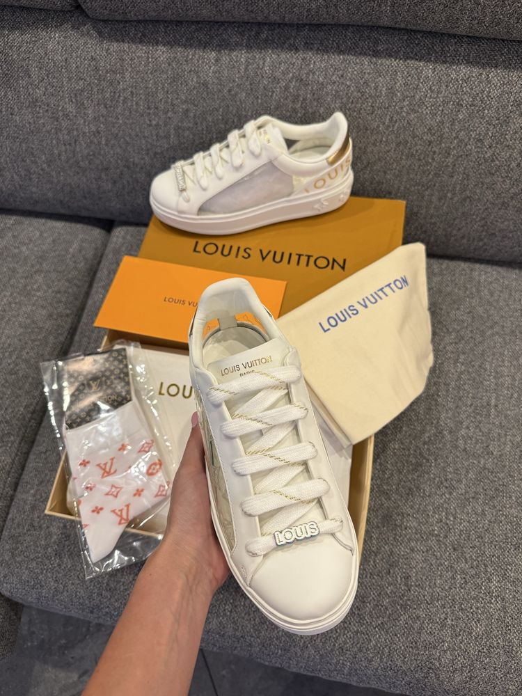 Louis Vuitton нови сникърси маратонки кецове бели