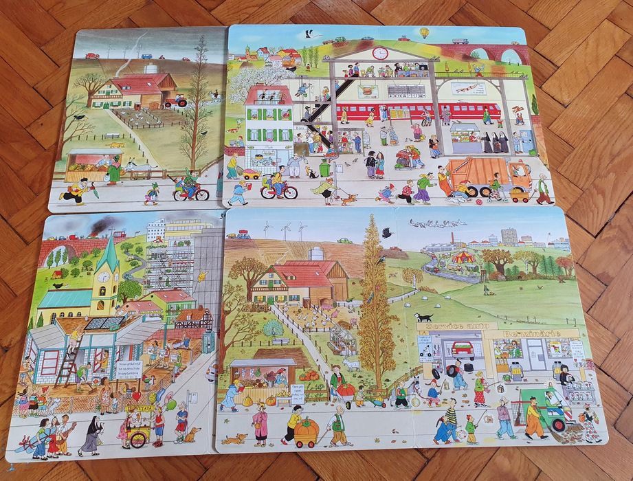 Set 4 cărți de copii hoinari prin anotimpuri