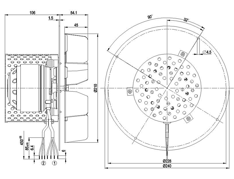 Ventilator Cazan Viessmann Vitoligno 100 S, Ferroli CGF 3 ANI GARANTIE