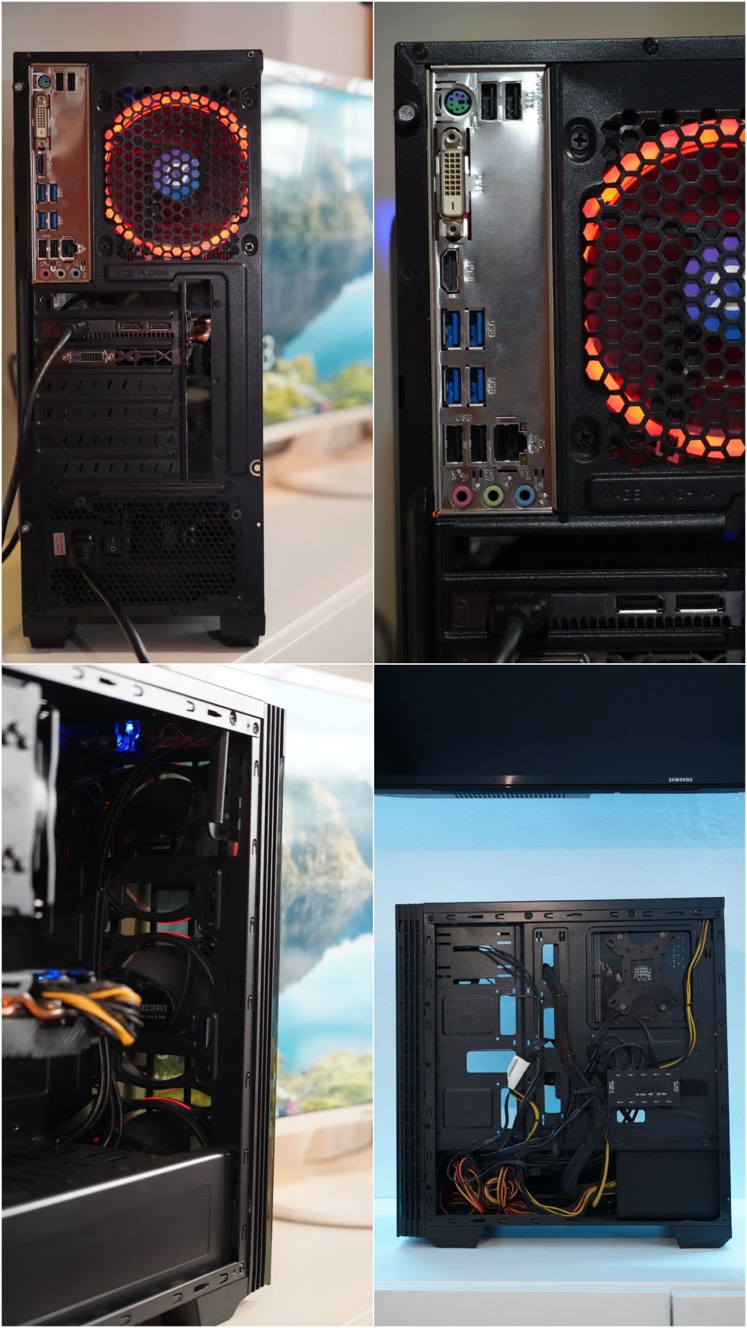 PACHET PC + monitor + periferice
