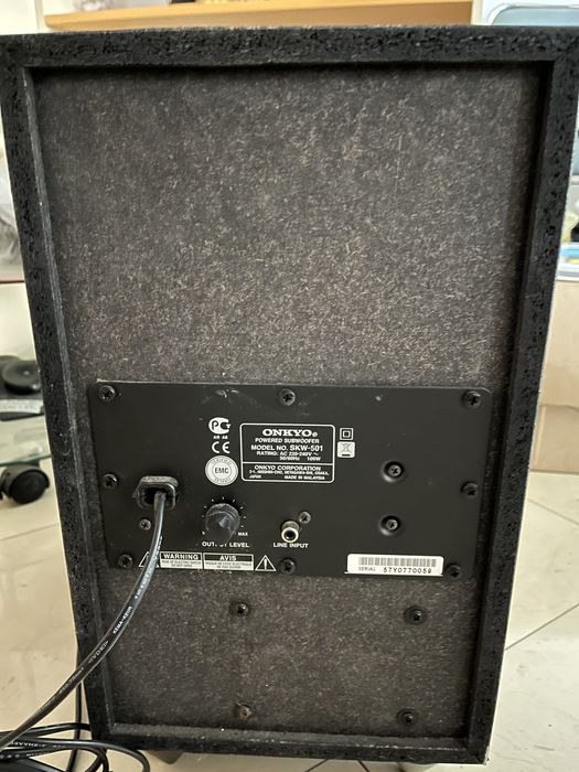 Onkyo SKW-501 subwoofer activ