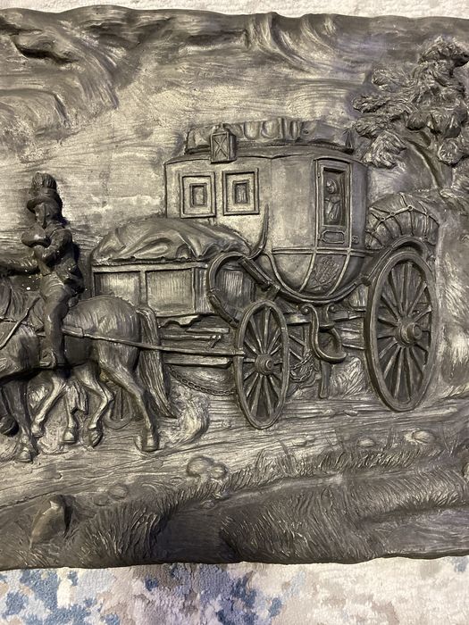 Tablou vechi din plumb