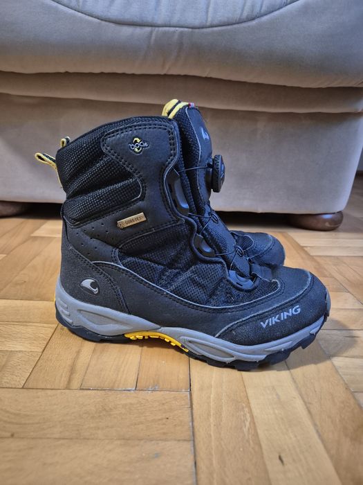 Cizme Iarnă Viking Boulder GTX, Gore-Tex, Sistem BOA, Copii - 36